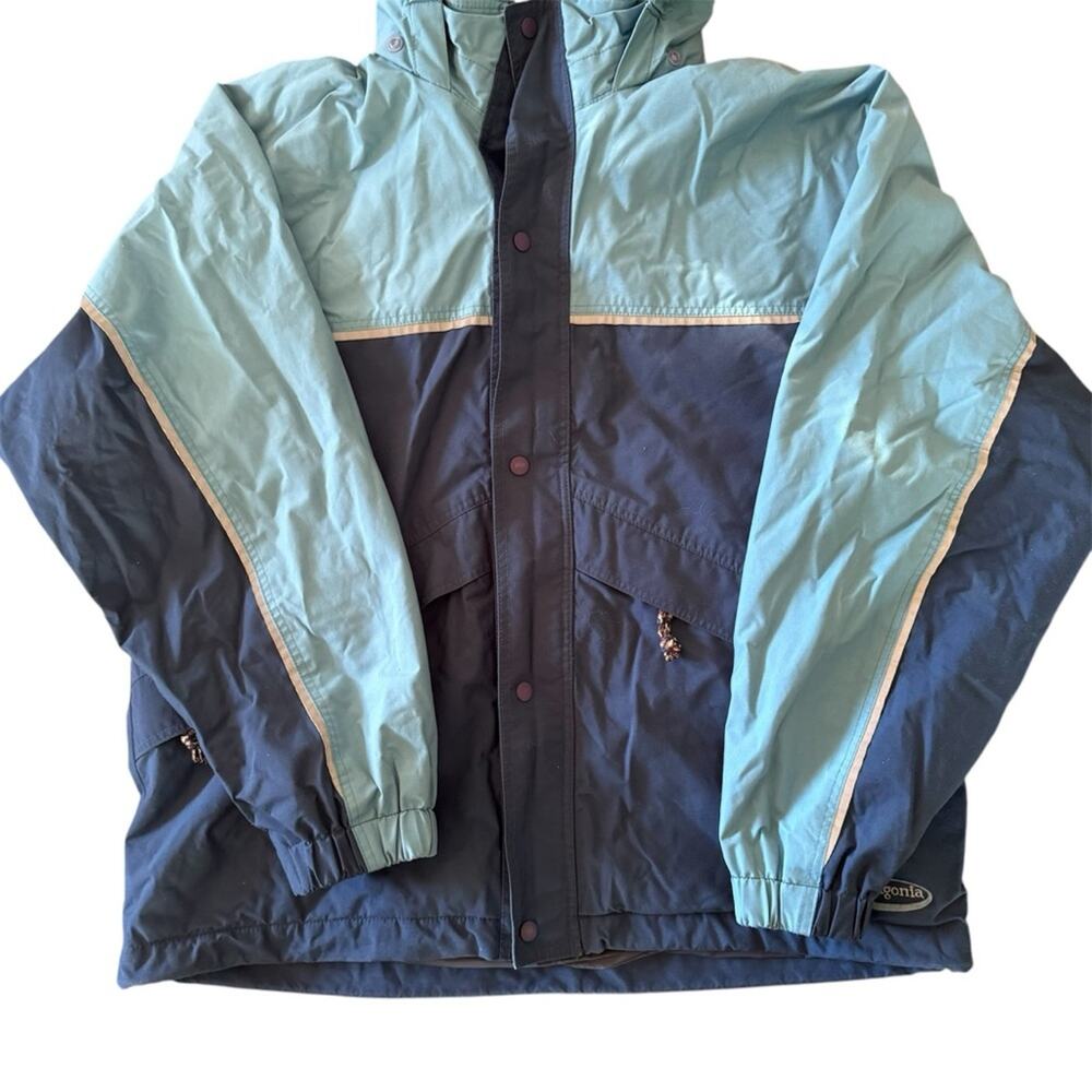 Vintage Patagonia Kids’ Jacket Fleece Lined Blue Size 12 - Picture 2 of 15